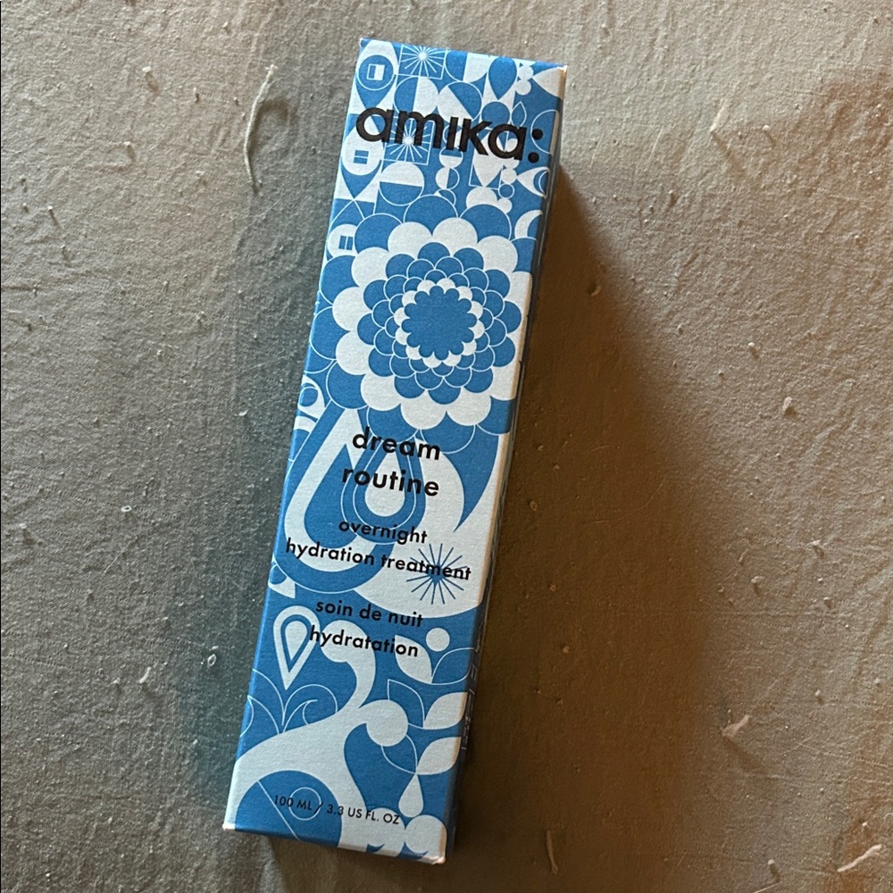 UNOPENED Amika Dream Routine Overnight Hydration Treatment 3.3 oz